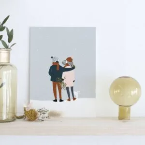 Affiche « Laurette et Armand » illustrée par My Lovely Thing