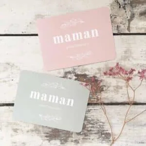 Carte Postale Maman pour toujours / Cinq Mai