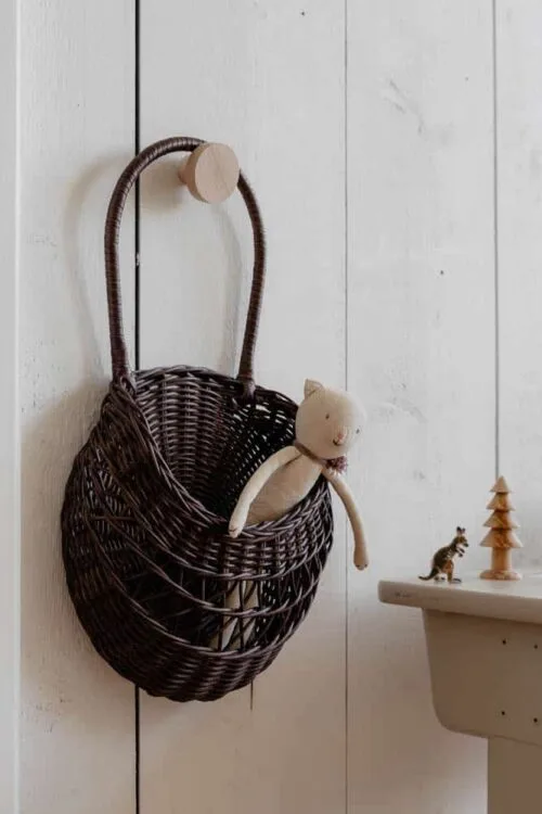 Panier mural ‘Emilou’ (brun foncé) Meri Lou – Image 3