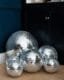 Boland - 00790 - Boule à facettes 30 cm, Disco Fever, décoration de fête, décoration à suspendre, décoration pour fête ou Nouvel An, Silver