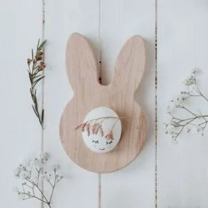 Coquetier lapin en bois Eulenschnitt