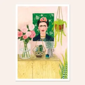 Affiche Frida A4 par Mélanie Voituriez