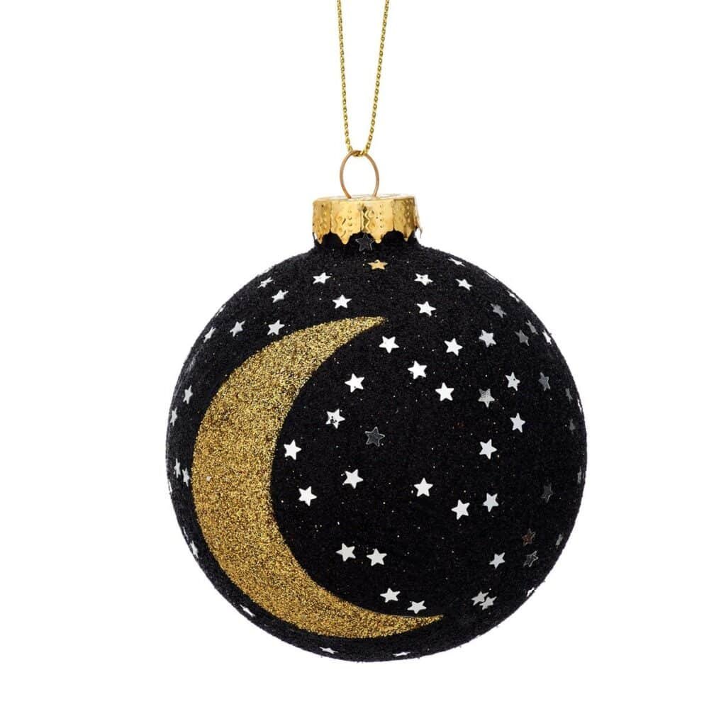 Boule De Noël Bus De Londres - Ornement En Verre Rouge Et Blanc - Décoration Sapin Traditionnelle