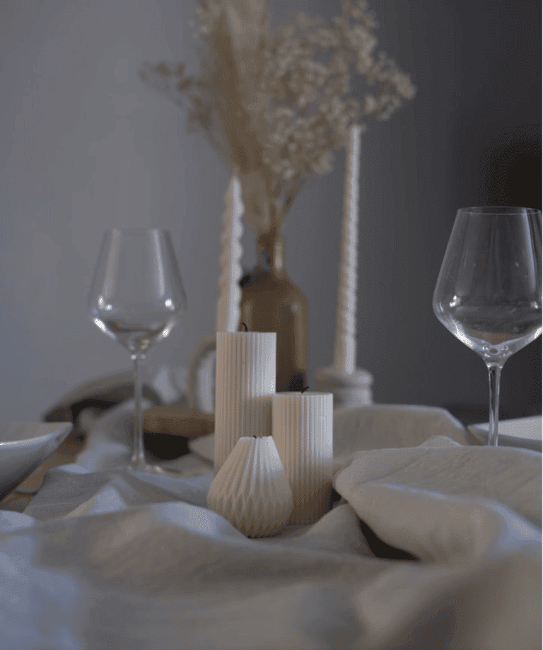 Bougie Collection En Cire De Soja Moulée - Forme Chien - Art Déco - Fabriquée En France