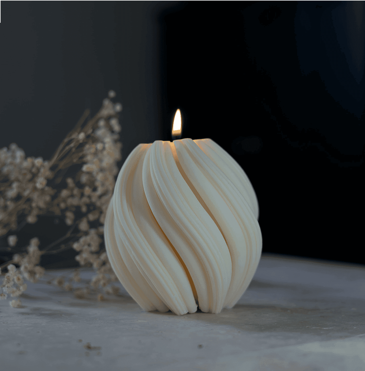 Bougie Décorative En Forme De Corps De Femme - Cire D'abeille Et Soja Naturelle - Faite Main - 76g, Blanc/crème