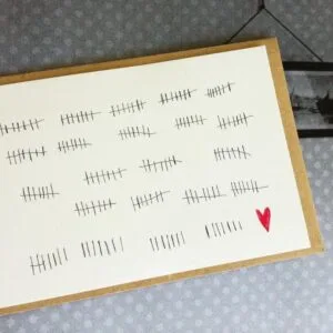 Carte "Tu me manques" illustration Papillonnage
