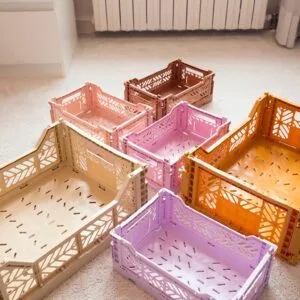 Caisse de rangement pliable « Minibox » Aykasa – Petit modèle 6 coloris