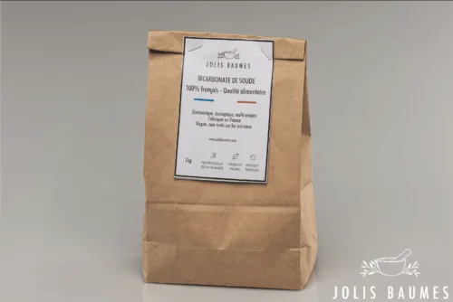 Bicarbonate de soude Français, qualité alimentaire zéro déchet