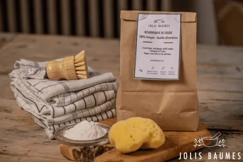 Bicarbonate de soude Français, qualité alimentaire zéro déchet