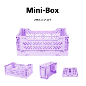 Caisse de rangement pliable « Minibox » Aykasa – Petit modèle 6 coloris
