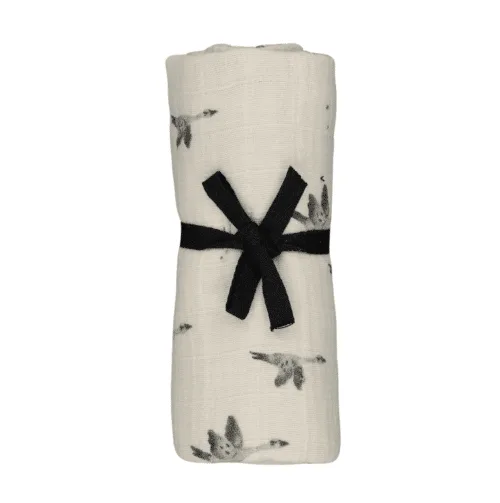 Lange en coton bio "Bianca" - Rose in April – Image 2