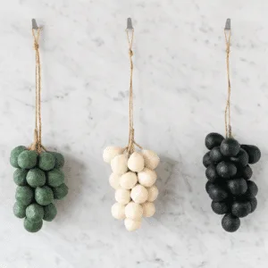 Grappe de savons du Liban couleur crème ou olive, fabrication artisanale