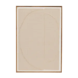 Tableau en toile de coton motif patchwork avec cadre – modèle A