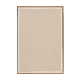 Tableau patchwork en toile de coton avec cadre – modèle B