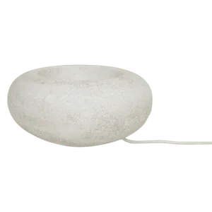 Lampe ronde à poser en grès