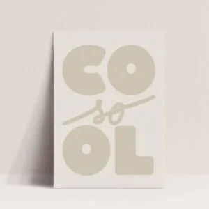 Affiche illustration « So Cool » A3 – 2 coloris