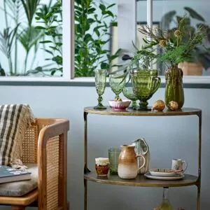 Lot de 4 verres sculptés « Florie » Bloomingville