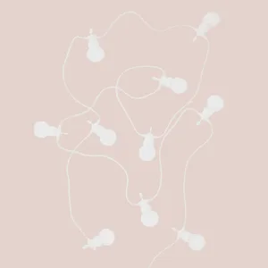 Guirlande lumineuse blanche Madam Stoltz (pour intérieur et extérieur)