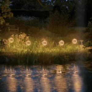 Lampe solaire « Fleur Dandelion » 45 cm