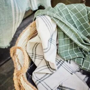 Paniers de rangement ronds avec anses – 3 tailles