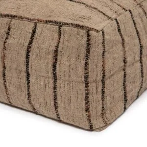Pouf en coton à rayures « Oh My Gee »