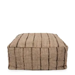 Pouf en coton à rayures « Oh My Gee »