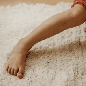 Tapis en coton tissé écru « Jude » – 3 tailles disponibles