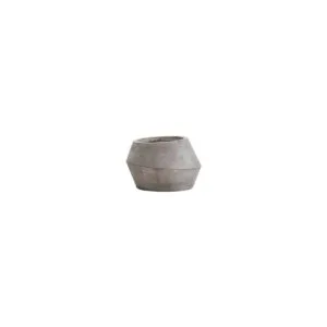 Set de deux cache-pot asymétriques en ciment « Mysa » House Doctor