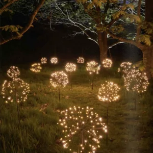 Lampe solaire « Fleur Dandelion » 45 cm