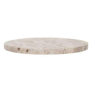 Plateau rond en marbre