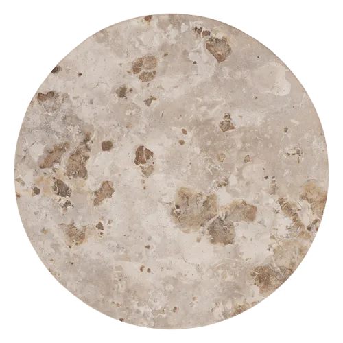 Plateau rond en marbre