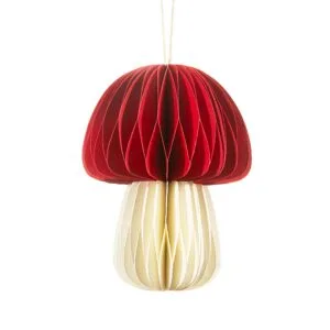 Décoration de Noël en papier à suspendre « Champignon »