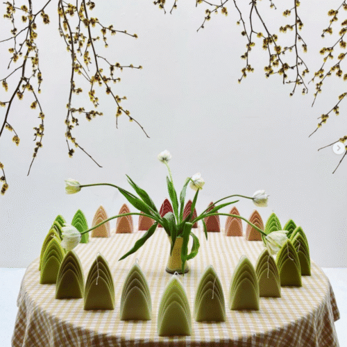 Bougie colorée artisanale "Arche" grand format - Plusieurs coloris | Twicy Store