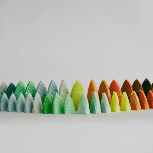 Bougie colorée artisanale "Arche" grand format - Plusieurs coloris | Twicy Store
