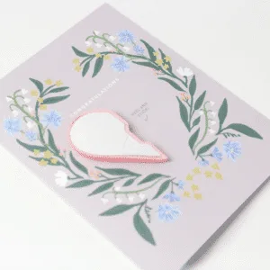 Carte « Félicitations » avec coeur rose pop up en relief