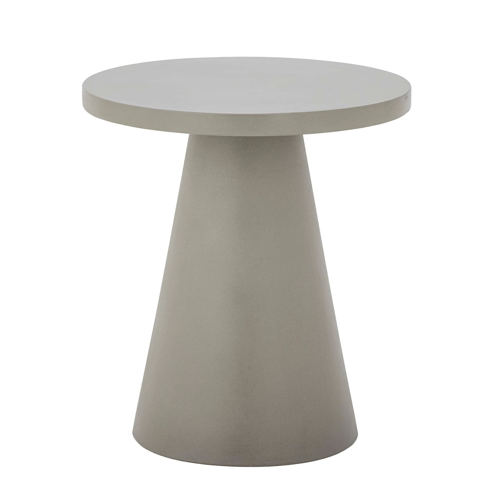 Table d'appoint ronde en béton gris "Ray" Bloomingville