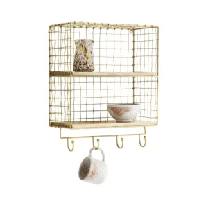 Etagère métallique à crochets – Madam Stoltz