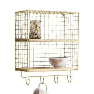 Etagère métallique à crochets – Madam Stoltz