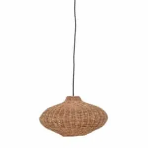Lampe suspension ovale en rotin – Bloomingville