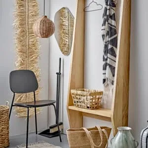 Lampe suspension en rotin ronde « Jamilla » – Bloomingville
