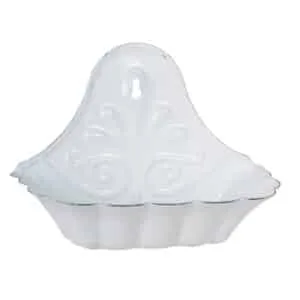 Porte-savon en émail blanc – Ib Laursen