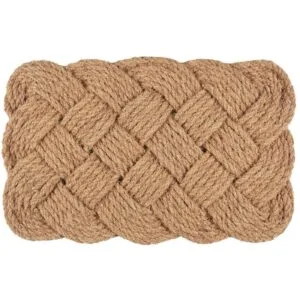 Paillasson rectangulaire en fibres de coco tressées – Ib Laursen