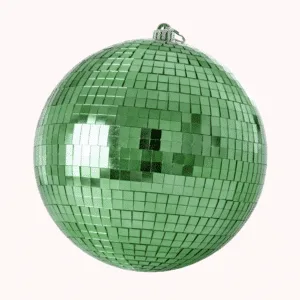 Boule à facettes verte 25 cm – boule disco déco Rice