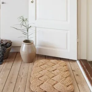Paillasson rectangulaire en fibres de coco tressées – Ib Laursen