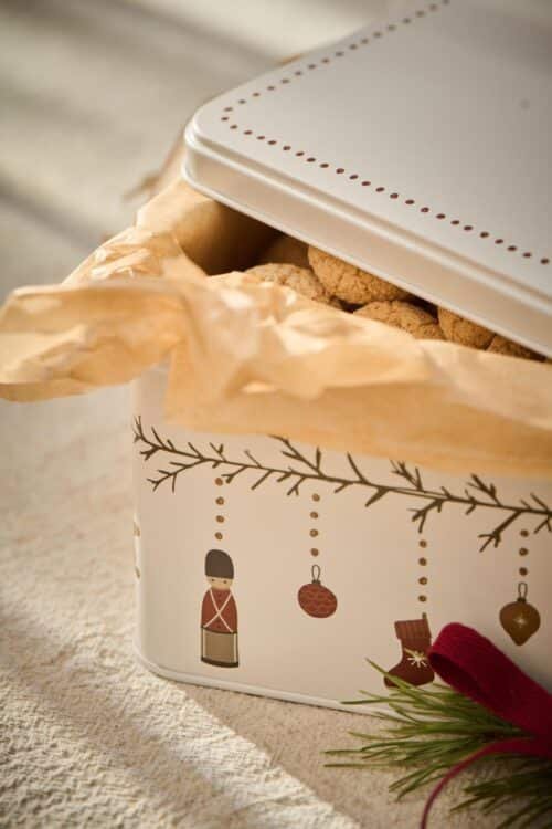 Boîte à biscuits métallique "Guirlande de Noël" - Ib Laursen