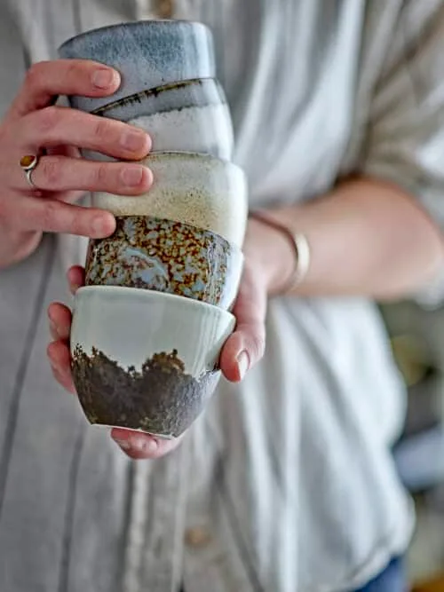 Tasse en grès émaillé "Paula" - Bloomingville