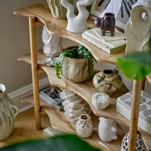 Pot de fleur en grès strié « Dua » – Bloomingville