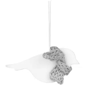 Oiseau avec écharpe en porcelaine à suspendre – Räder