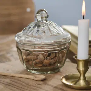 Bonbonnière en verre avec couvercle – Ib Laursen