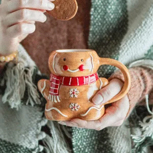 Mug « Ginnie » bonhomme pain d’épices – Bloomingville